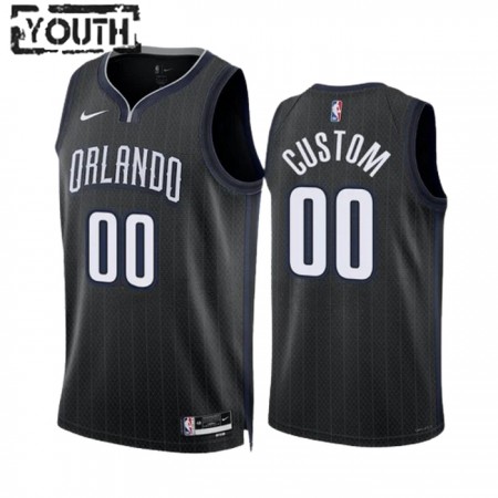 NBA Børn Trøje Orlando Magic Custom 2022-23 Nike City Edition Sort Swingman